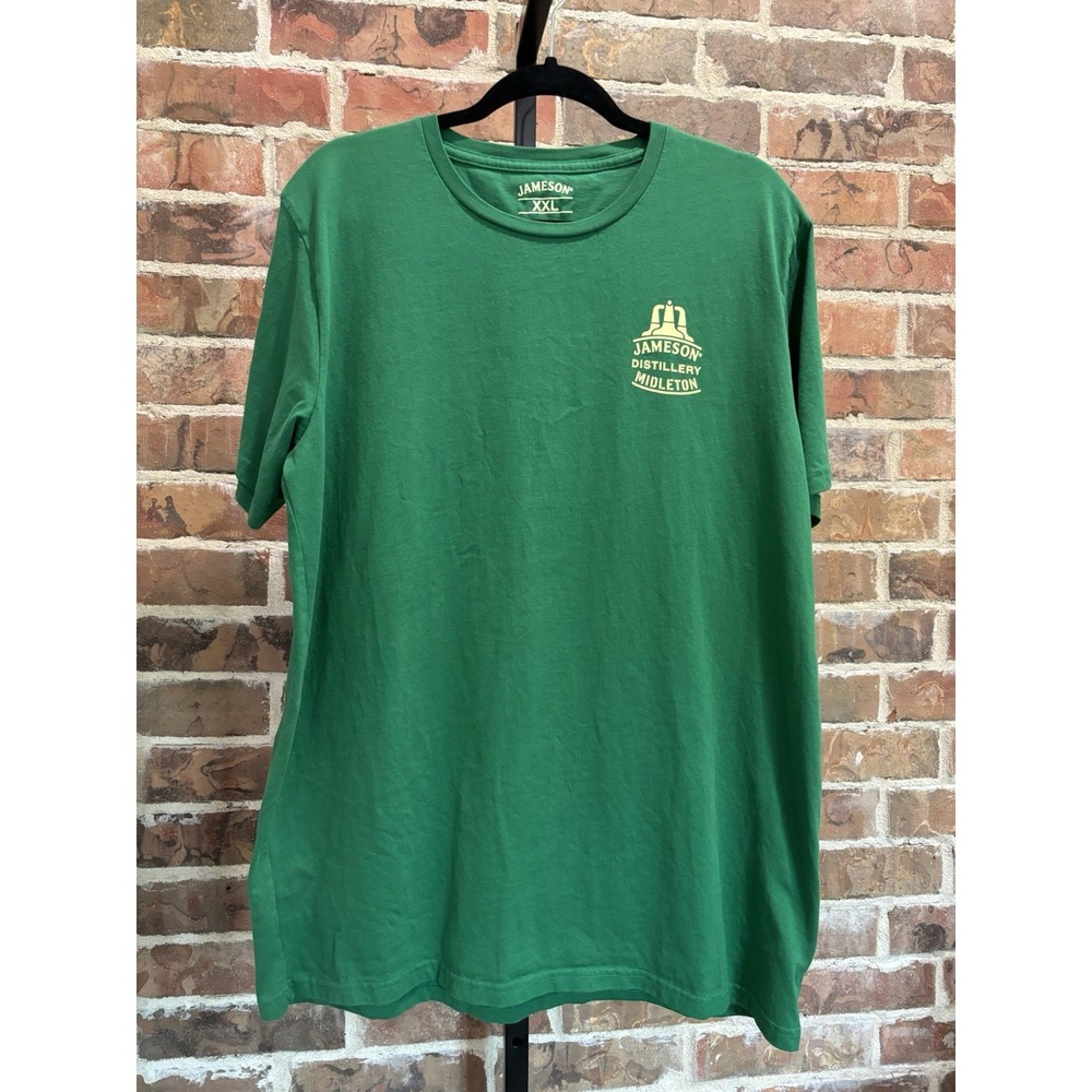 Jameson Distillery Bow St Middleton Shirt, Adult XXL Green Irish Whiskey Shirt